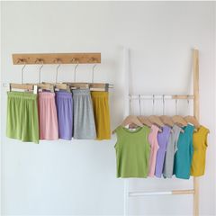 [HAPPY BABY] Bộ ba lỗ thun tăm thoáng mát mềm mịn HappyBaby hàng Quảng Châu cho bé trai bé gái