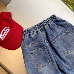 AMBB-Quần Jeans Baggy Chất Mềm Mại Hàng Quang Châu Cao Cấp Ambb Kids Cho Bé Trai bé Gái