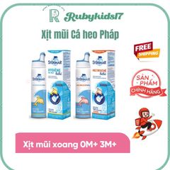 Xịt Mũi Cá Heo Sterimar Pháp - Xịt Muối Biển An Toàn Cho Bé, Hỗ Trợ Hô Hấp, Giải Nghẹt Mũi