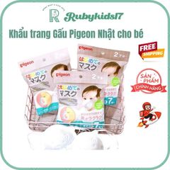 Khẩu Trang Gấu Pigeon Nội Địa Nhật Bản, Bịch 3 Cái – Bảo Vệ An Toàn Cho Mẹ Và Bé, Hàng Chất Lượng Cao
