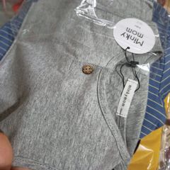 Bộ Cộc Tay Cotton Kẻ Minky Mom Mềm Mát Cho Bé - Thời Trang Đáng Yêu Chất Liệu Cao Cấp, Size 73-100