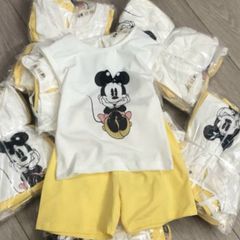 [VNXK] Set Bộ Cotton Cho Bé - Set bộ Minnie sát nách Hm Cho Bé Gái