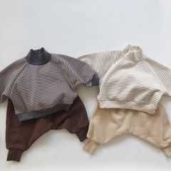 Áo Bomber Cổ Cao Lót Nỉ Cho Bé - Siêu Dễ Thương, Giữ Nhiệt Ấm Áp, Phong Cách Hàn Quốc Cho Trẻ Em 1-7 Tuổi
