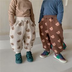 [2022]  - Quần Nỉ Gấu Bo Gấu Dáng Cực Xinh Cho Bé Trai Bé Gái Hàng Quảng Châu Cao Cấp