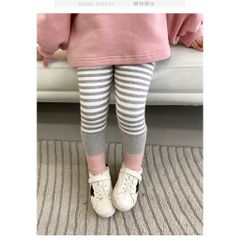 Quần Legging Len Sọc Thu Đông Dày Dặn Cho Bé Phong Cách Hàn Quốc 2023