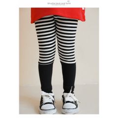 Quần Legging Len Sọc Thu Đông Dày Dặn Cho Bé Phong Cách Hàn Quốc 2023