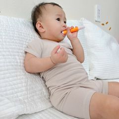 Bộ Cộc Tay Quần Lửng Cạp Cao Vải Quảng Châu Cao Cấp Oh Baby