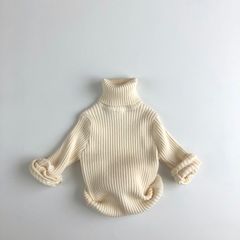 Áo Len Cổ Cao Hàn Quốc Cho Bé - Siêu Giữ Ấm, Thiết Kế Thời Thượng Mùa Thu Đông, Áo Cho Bé Trai & Bé Gái, Nhiều Màu Sắc ấm áp