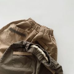 Quần Short Kaki Hàn Quốc Cho Bé Trai - Phong Cách Năng Động, Chất Cotton Mềm Mịn, Thoáng Mát, Đi Chơi Mùa Hè