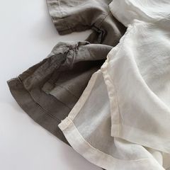 Áo Sơ Mi Cotton Mỏng Mát Mùa Hè 2023 Cho Bé Trai & Bé Gái - Phong Cách Hàn Quốc Cá Tính Thời Trang Trẻ Em