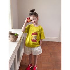 Áo Thun Ngắn Tay Bé Gái Hoạt Hình Dễ Thương - Cotton Mát Mẻ, Thoải Mái, Phù Hợp Mùa Hè Cho Bé Từ 2-10 Tuổi