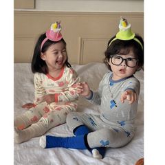 Bộ Quần Áo Thu Đông Cho Bé Hoạ Tiết Động Vật Xinh Xắn - Chất Cotton Mềm Mại, Size 1-6 Tuổi