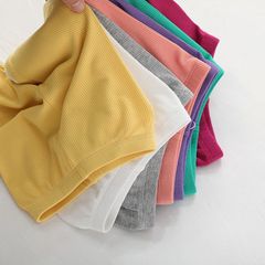 Quần Legging Thun Tăm Dáng Lỡ Cho Bé Gái - Đồ Thể Thao Mùa Hè 2023 Co Dãn Mềm Mại Thoáng Mát, Chất Liệu Cotton An Toàn