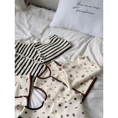 [Linanxi24]-Áo Gile Nhung 2 Mặt Có Thể Đảo Ngược, Gile Đa Năng Giữ Ấm Ngực Bụng Cho Bé Trai, Bé Gái Phong Cách Hàn Quốc