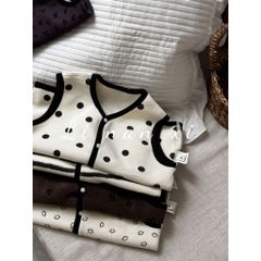 [Linanxi24]-Áo Gile Nhung 2 Mặt Có Thể Đảo Ngược, Gile Đa Năng Giữ Ấm Ngực Bụng Cho Bé Trai, Bé Gái Phong Cách Hàn Quốc