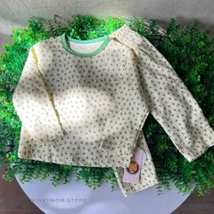 Bộ Quần Áo Dài Tay Hoạt Hình Cotton Mùa Thu Cho Bé Trai Gái - Thoáng Khí, Dễ Chịu, Phong Cách Hàn Quốc 200g