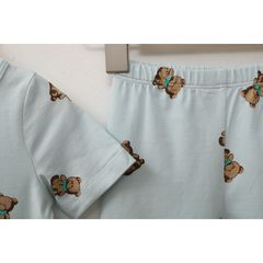 Bộ Cộc Gấu Teddy Hàn Quốc 2022 - Quần Legging Mềm Mịn Cho Bé Trai, Bé Gái - Thời Trang Đáng Yêu, Siêu Chất