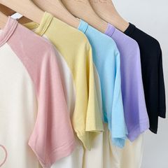 Bộ Đồ Bộ Cộc Tay Quần Lửng Thun Lạnh Cho Bé - Họa Tiết Ngộ Nghĩnh, Dáng Suông Thoải Mái, Chống Muỗi, Chất Cotton Mềm Mại