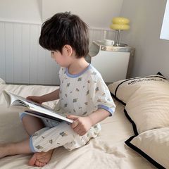 Bộ Đồ Ngủ Thông Hơi Dáng Lửng Hoạ Tiết Dễ Thương Cho Bé Trai Gái - Mẫu Mới Nhất Hè 2023 Từ ambbkids