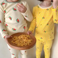 Bộ Đồ Dài Tay Hoạ Tiết Đáng Yêu Cho Bé Trai/Gái - Vải Cotton Co Dãn Thoáng Khí, An Toàn, Thoải Mái