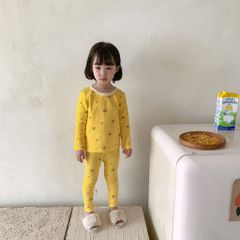 Bộ Đồ Dài Tay Hoạ Tiết Đáng Yêu Cho Bé Trai/Gái - Vải Cotton Co Dãn Thoáng Khí, An Toàn, Thoải Mái