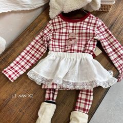 Bộ Đồ Ngủ Lót Lông Ấm Áp Màu Đỏ Giáng Sinh Cho Bé - Thời Trang Thu Đông Dễ Thương Cho Bé Trai Gái 2025