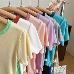 Áo Cộc Tăm 2 Màu Cho Bé - Thời Trang Năng Động Mùa Hè Siêu Xinh, Chất Liệu Co Dãn Thoáng Mát, Dành Cho Bé Trai Và Bé Gái
