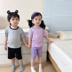 Áo Cộc Tăm 2 Màu Cho Bé - Thời Trang Năng Động Mùa Hè Siêu Xinh, Chất Liệu Co Dãn Thoáng Mát, Dành Cho Bé Trai Và Bé Gái
