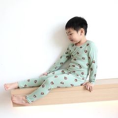 Bộ Quần Áo Dài Tay Thun Lạnh Hoạ Tiết Nhỏ Cho Bé MinkyMom - Chất Liệu Cotton Mềm Mại, An Toàn, Thoáng Mát, Đẹp Mắt