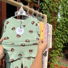 Bộ Quần Áo Dài Tay Thun Lạnh Hoạ Tiết Nhỏ Cho Bé MinkyMom - Chất Liệu Cotton Mềm Mại, An Toàn, Thoáng Mát, Đẹp Mắt
