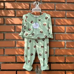 Bộ Quần Áo Dài Tay Thun Lạnh Hoạ Tiết Nhỏ Cho Bé MinkyMom - Chất Liệu Cotton Mềm Mại, An Toàn, Thoáng Mát, Đẹp Mắt