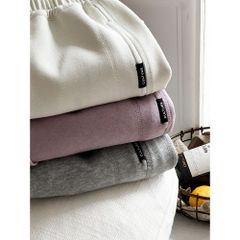 Quần Dài Thể Thao Cotton Bo Gấu Dáng Thụng Cho Bé Trai Bé Gái - Phong Cách Năng Động Mùa Thu Đông, Thoải Mái và Đa Năng