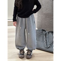 Quần Dài Thể Thao Cotton Bo Gấu Dáng Thụng Cho Bé Trai Bé Gái - Phong Cách Năng Động Mùa Thu Đông, Thoải Mái và Đa Năng