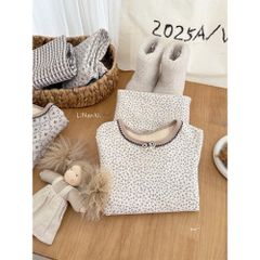 Bộ Đồ Ngủ Dài Tay Lót Nhung Ấm Cho Bé Gái - Thời Trang Phong Cách Hàn Quốc, Hoạ Tiết Đẹp, Size Từ 90-140