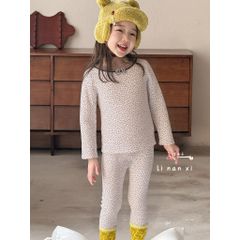 Bộ Đồ Ngủ Dài Tay Lót Nhung Ấm Cho Bé Gái - Thời Trang Phong Cách Hàn Quốc, Hoạ Tiết Đẹp, Size Từ 90-140