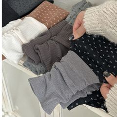 Quần Legging Nối Tất Dày Dặn Lót Lông Cừu Cho Bé Gái 1-8 Tuổi, Co Dãn Mềm Mại Mùa Thu Đông Phong Cách Hàn Quốc