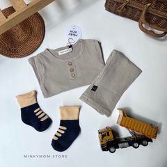 Bộ Dài Tay Thun Lạnh MinKyMom Cao Cấp - Quần Áo Trẻ Em Hàng Quảng Châu Chất Lượng và Giá Tốt