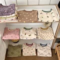 Bộ Quần Áo Ngủ Dài Tay Ambbkids Thu Đông Cho Bé Trai Bé Gái - Chất Liệu Thun Co Dãn, Size 80-150, Hình Động Vật Dễ Thương