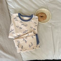Bộ Quần Áo Ngủ Dài Tay Ambbkids Thu Đông Cho Bé Trai Bé Gái - Chất Liệu Thun Co Dãn, Size 80-150, Hình Động Vật Dễ Thương