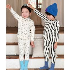 Bộ Đồ Ngủ Dài Tay Cổ Nhún 2 Tầng Cho Bé Gái - Thời Trang Thu Đông Cao Cấp 2024, Mẫu Hàn Quốc Dễ Thương