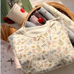 Bộ Quần Áo Ngủ AmbbKids Dài Tay Kháng Khuẩn 10A Cho Bé Trai - Đồ Mặc Nhà Thu Đông 2025, Vải Cotton Mềm Mại, Đẹp Ấm Áp