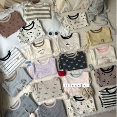 Bộ Đồ Dài Tay Đẹp Cho Bé Trai/Gái Thu Đông 2024 - Chất Cotton Dệt Khung Hàn Quốc Ấm Áp và Dễ Thương