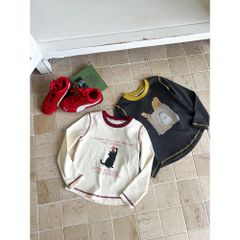 Áo Thun Dài Tay Hoạt Hình Mèo Con Dễ Thương Cho Bé Gái - Phong Cách Hàn Quốc Thu Đông, Áo Croptop Ngọt Ngào Vui Tươi