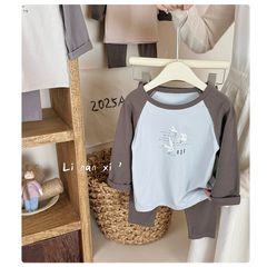 Bộ Đồ Ngủ Dài Tay Trẻ Em LINANXI - Cotton Mềm Mại, Họa Tiết Dễ Thương Cho Bé Trai & Bé Gái, Mùa Thu Đông 2025