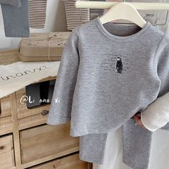 Bộ Đồ Ngủ Dài Tay Cho Bé Trai & Bé Gái - Chất Cotton Mềm Mại, Họa Tiết Dễ Thương - Thời Trang Thu Đông 2025