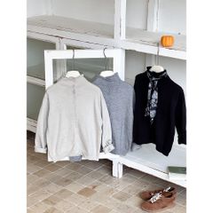 Áo Khoác Len Cardigan Có Ve Áo Cho Bé Trai - Phong Cách Thu Đông Hàn Quốc, Mềm Mại Co Dãn, Size 90-150