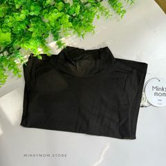 Áo Thun Lạnh Cổ Tròn Minky Mom Cho Bé - Chất Liệu Cotton Thoáng Mát, Size Đa Dạng, Phong Cách Quảng Châu