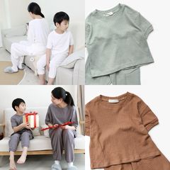 Bộ Quần Áo Tay Cộc Quần Dài Phong Cách Nhật Bản Mùa Hè Cho Bé - Cotton Mềm Mại, Thoáng Mát, Điều Hoà, Chống Muỗi 2024