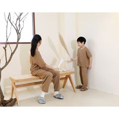 Bộ Quần Áo Tay Cộc Quần Dài Phong Cách Nhật Bản Mùa Hè Cho Bé - Cotton Mềm Mại, Thoáng Mát, Điều Hoà, Chống Muỗi 2024