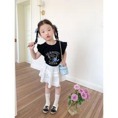 Ambb - Chân Váy Ren Xếp Ly Nhiều Lớp Có Lót Bên Trong Mùa Hè Cho Bé Gái Hàng Ambbkids Quảng Châu